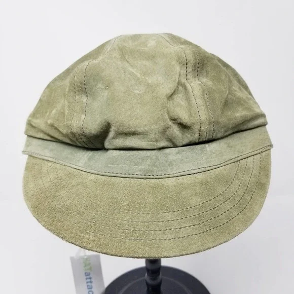 Hat Attack | Accessories | New Hat Attack Olive Leather  display picture 1